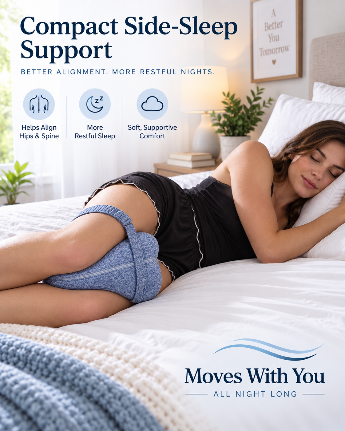 Restara Stay-Put Alignment Pillow