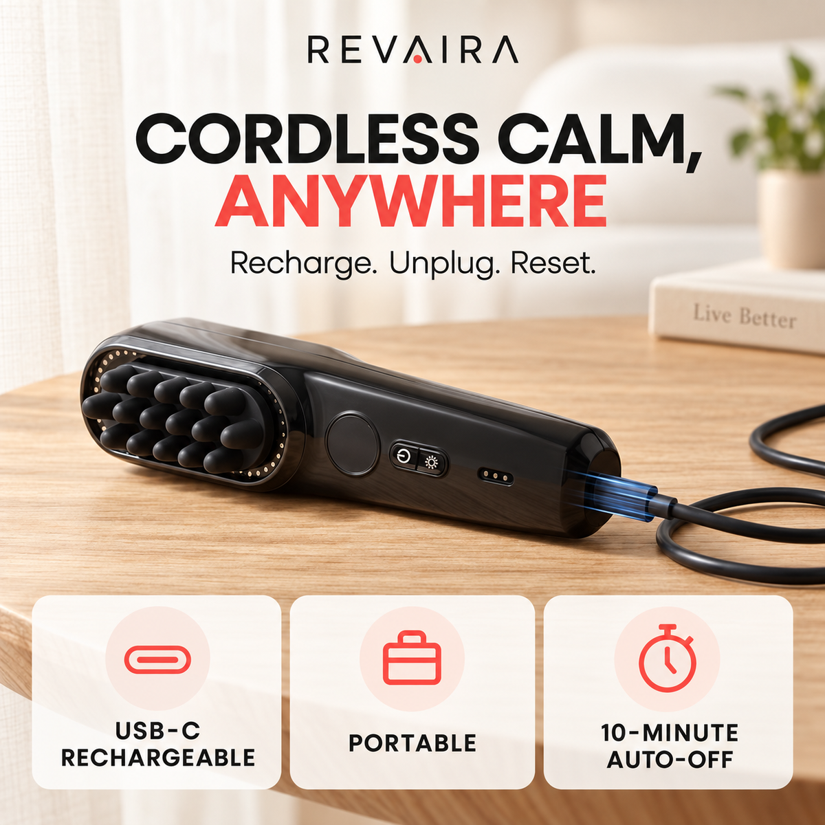 Revaira Glide Scalp Massager