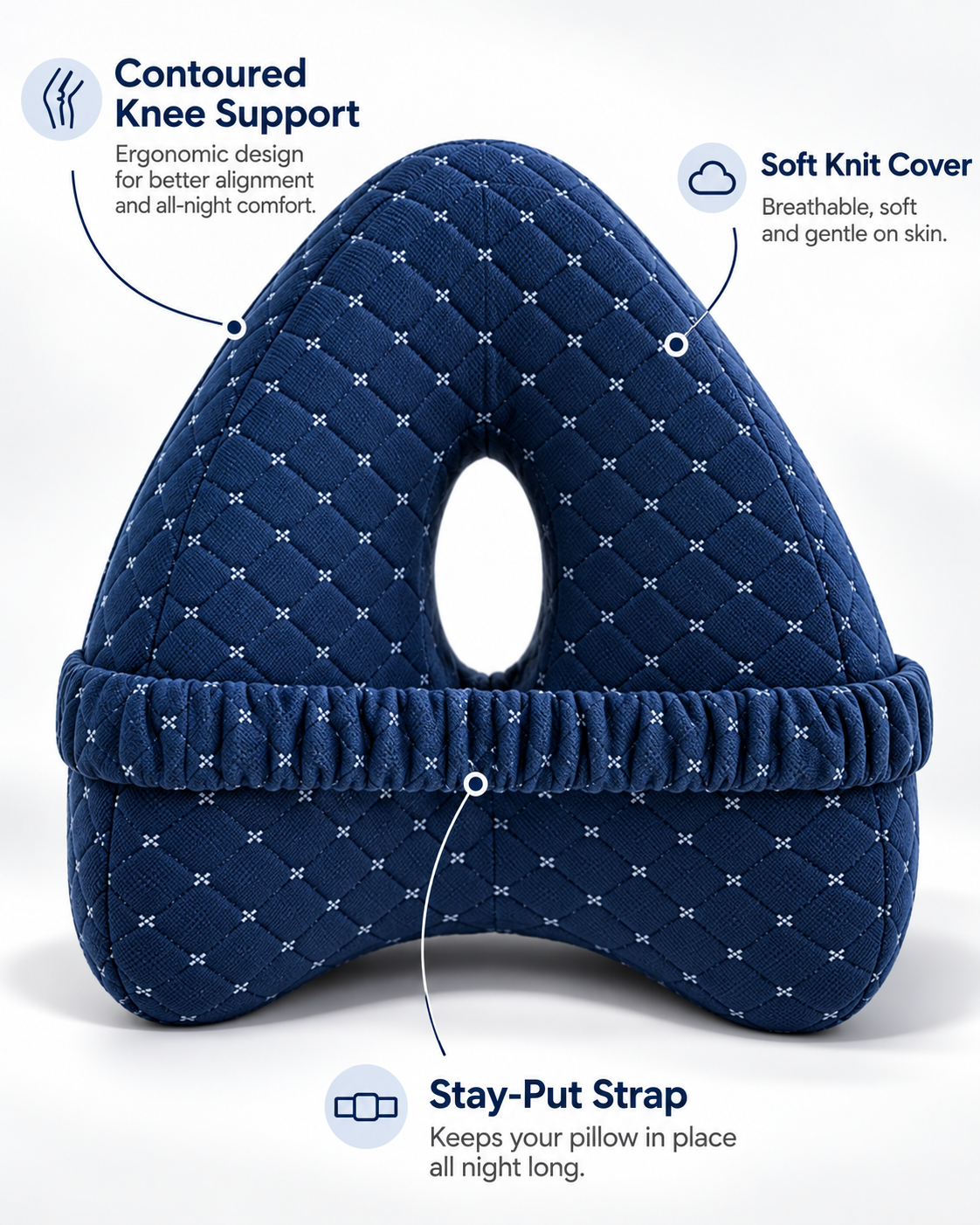Restara Stay-Put Alignment Pillow