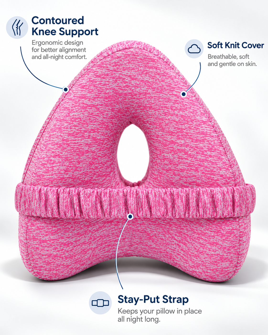Restara Stay-Put Alignment Pillow